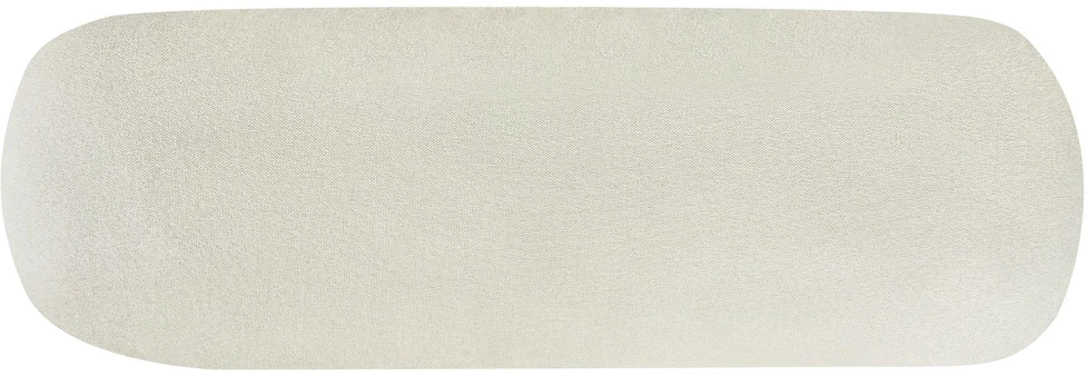 Beliani Trivietė kampinė sofa SIMOS, kreminė balta, kairinė
