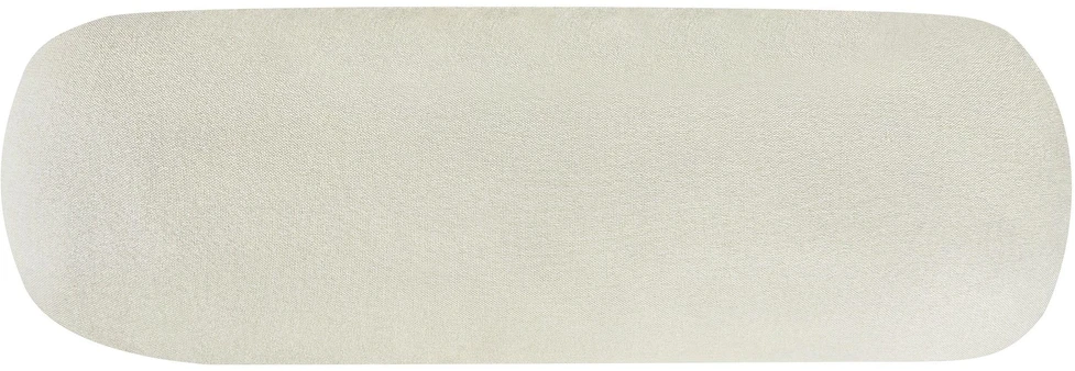 Beliani Trivietė kampinė sofa SIMOS, kreminės spalvos, dešininė