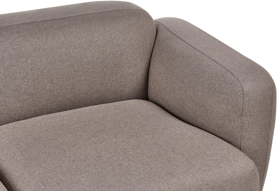 Beliani Trivietė sofa AFOSS smėlio ir pilkos spalvos