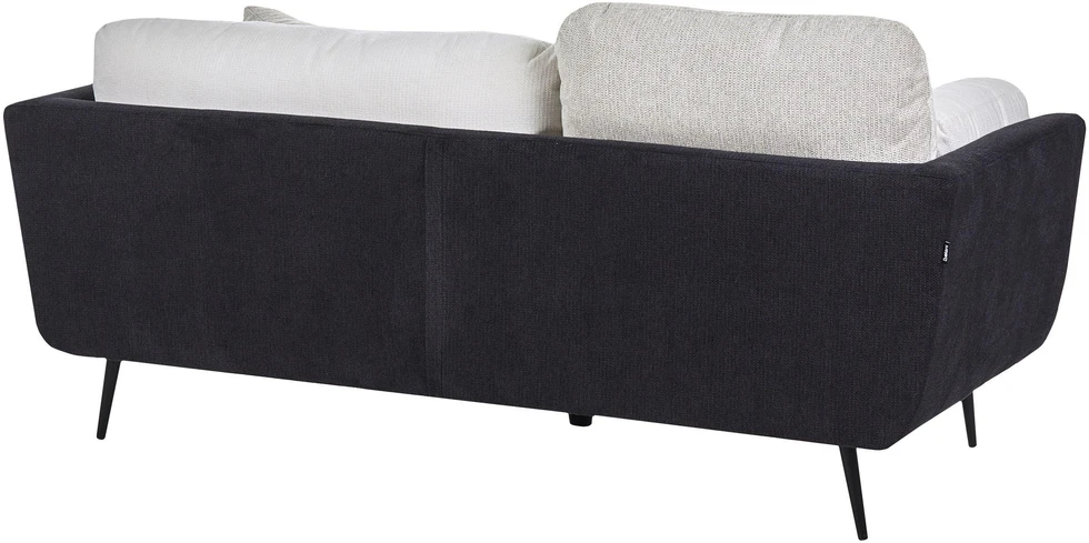 Beliani Trivietė sofa BOLGA juoda