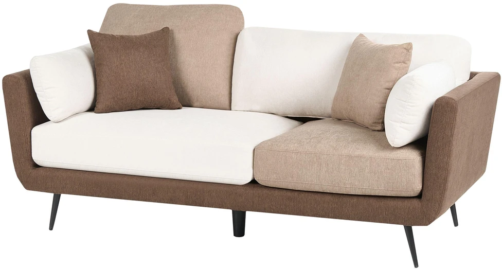 Beliani Trivietė sofa BOLGA ruda