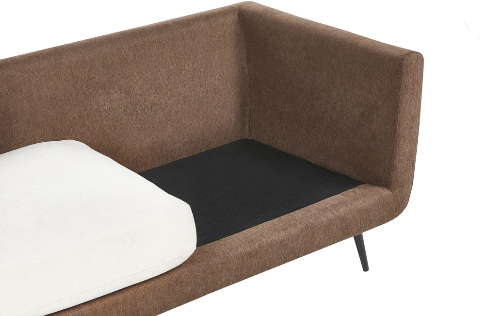 Beliani Trivietė sofa BOLGA ruda