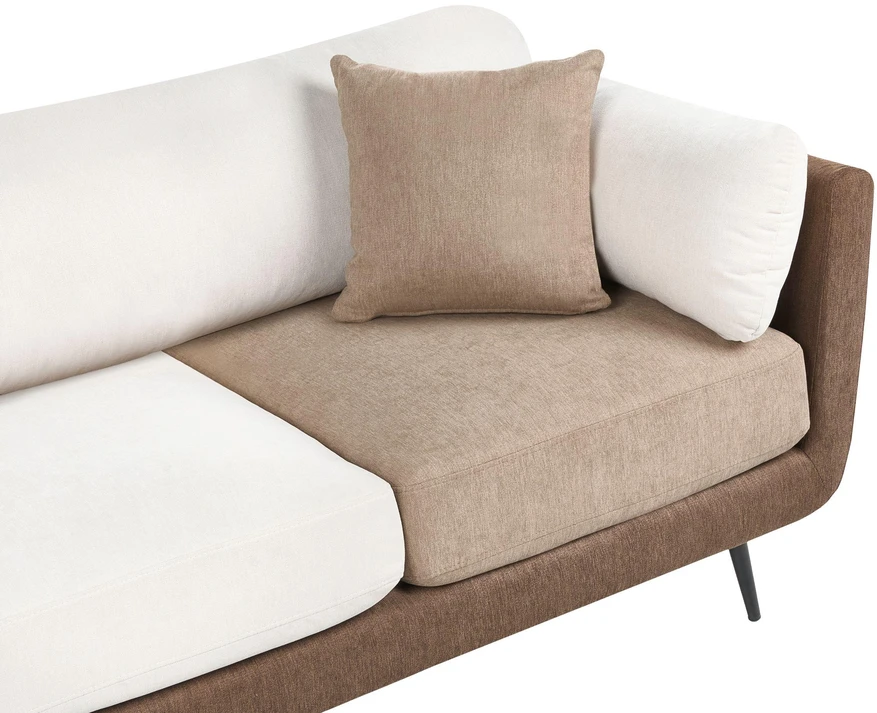 Beliani Trivietė sofa BOLGA ruda