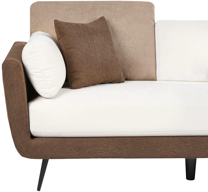 Beliani Trivietė sofa BOLGA ruda