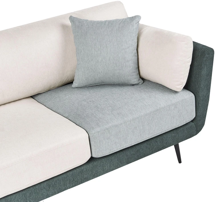 Beliani Trivietė sofa BOLGA žalia