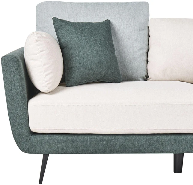Beliani Trivietė sofa BOLGA žalia