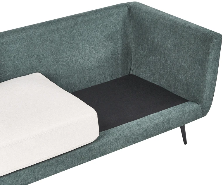Beliani Trivietė sofa BOLGA žalia