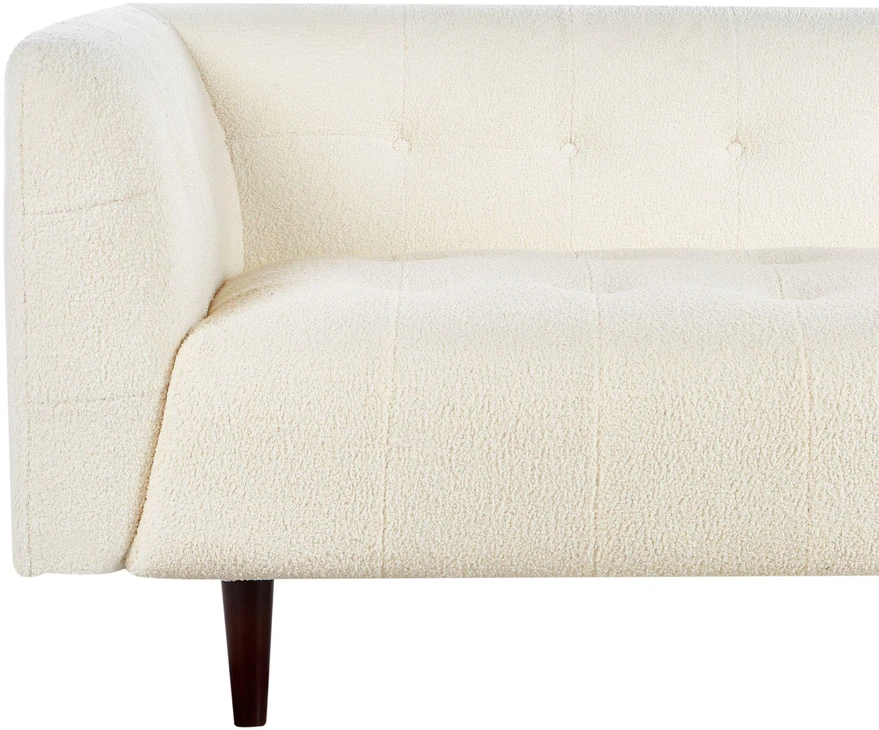 Beliani Trivietė sofa BYSKE Bouclé, balta