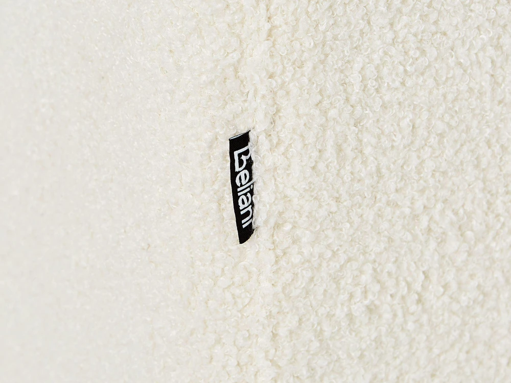 Beliani Trivietė sofa BYSKE Bouclé, balta