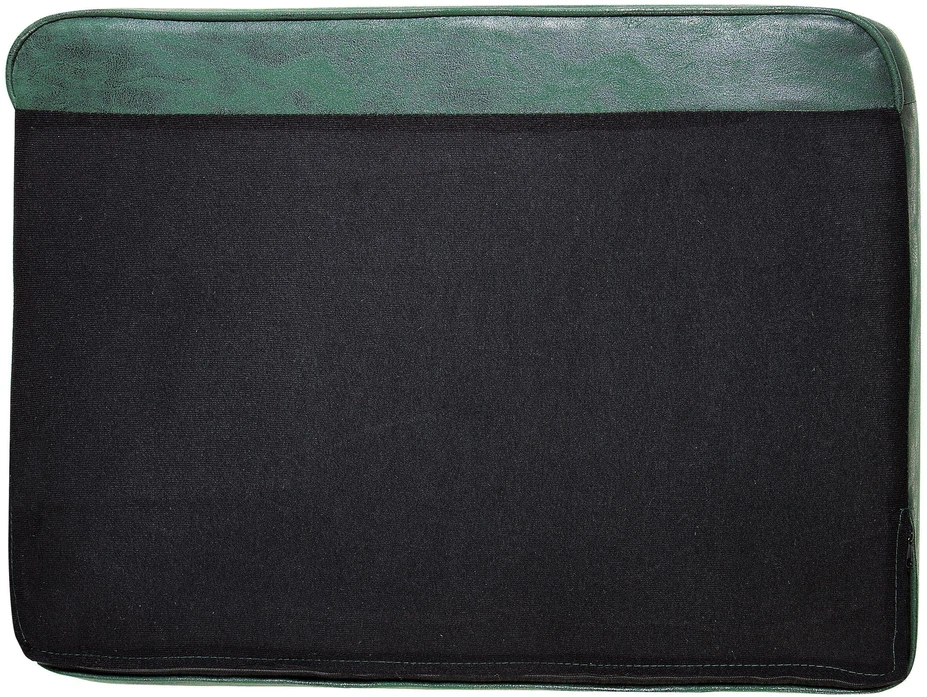 Beliani Trivietė sofa CHESTERFIELD iš ekologiškos odos, žalia