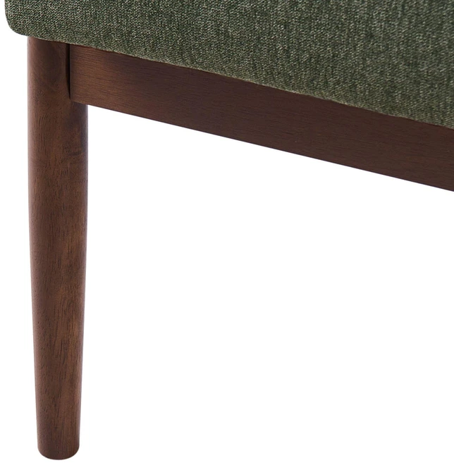 Beliani Trivietė sofa ESRUM tamsiai ruda / žalia