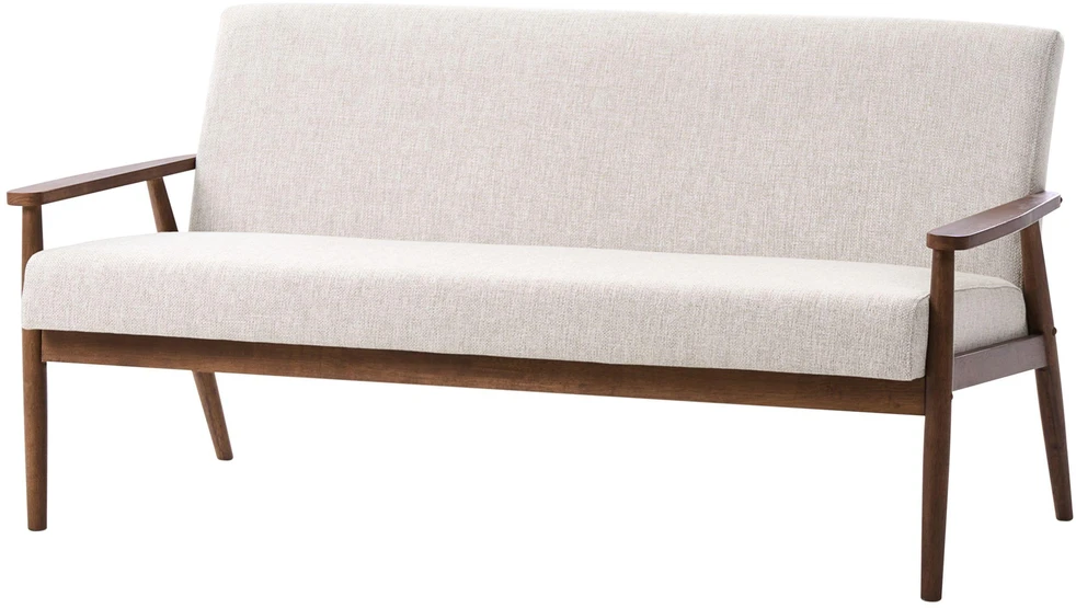 Beliani Trivietė sofa ESRUM tamsiai ruda/pilka