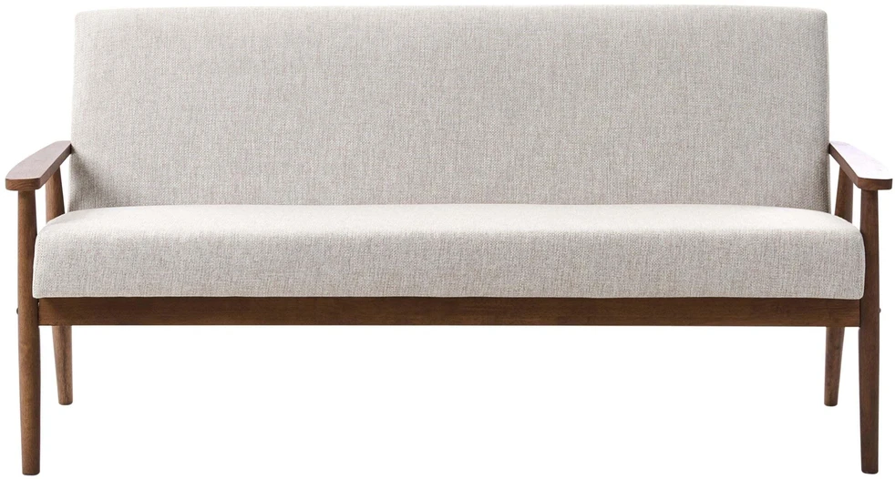 Beliani Trivietė sofa ESRUM tamsiai ruda/pilka