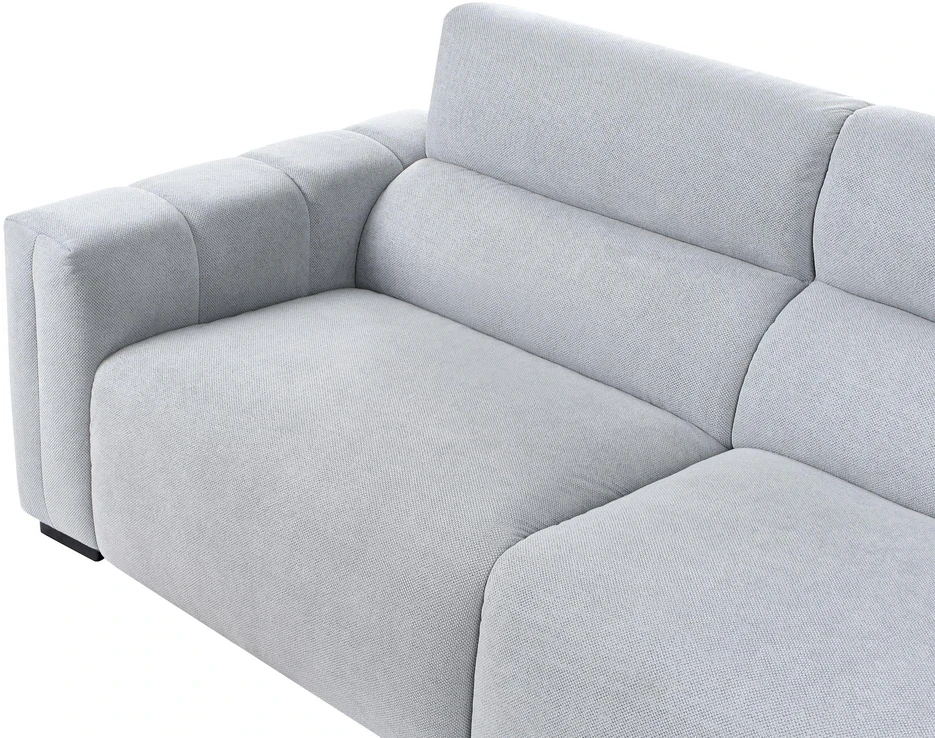 Beliani Trivietė sofa FAUSKAN Mėlyna