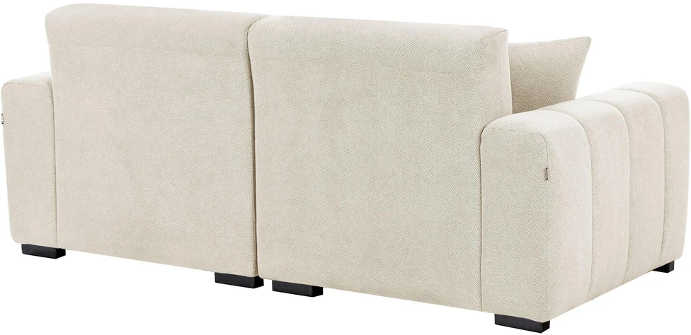 Beliani Trivietė sofa FAUSKAN šviesiai smėlio spalvos