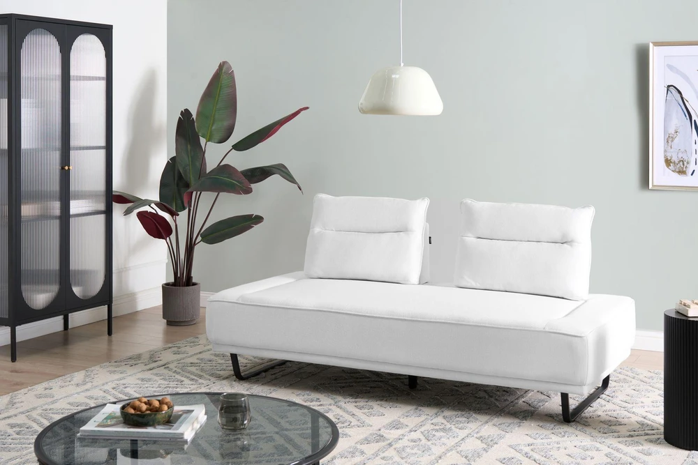 Beliani Trivietė sofa FAXEN Balta