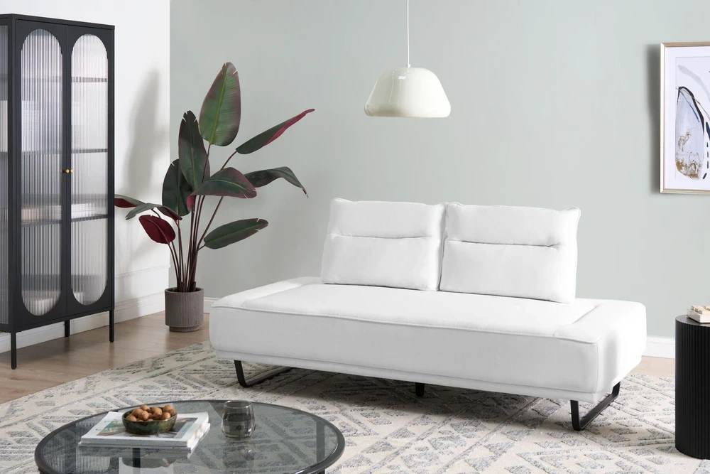 Beliani Trivietė sofa FAXEN Balta