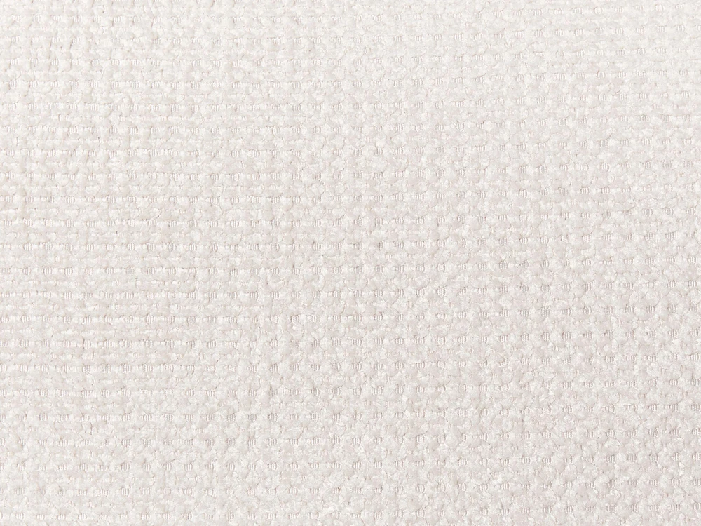 Beliani Trivietė sofa FLORO, šenilas, balta