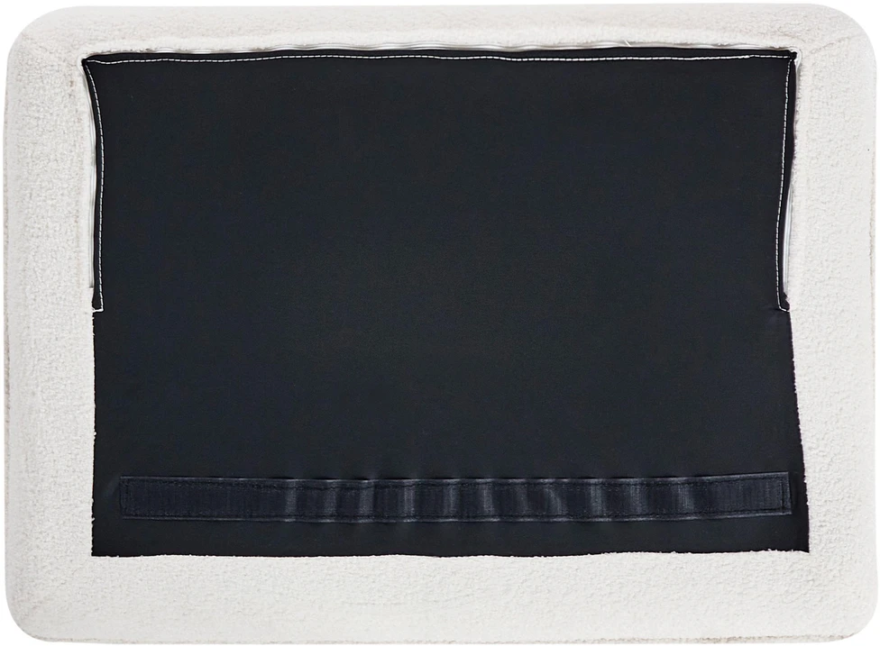 Beliani Trivietė sofa FREDERICA, bouclé audinys, balta
