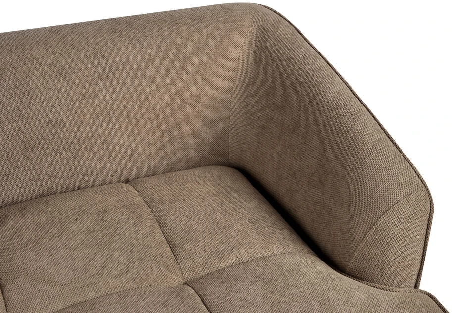 Beliani Trivietė sofa HOBRO šviesiai ruda