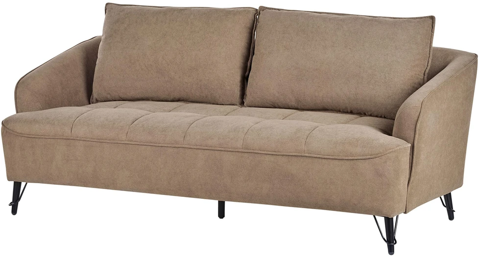Beliani Trivietė sofa HOBRO šviesiai ruda