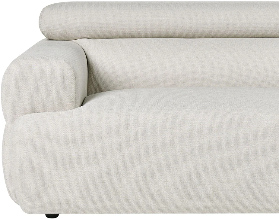 Beliani Trivietė sofa HOVDEN, kreminė balta