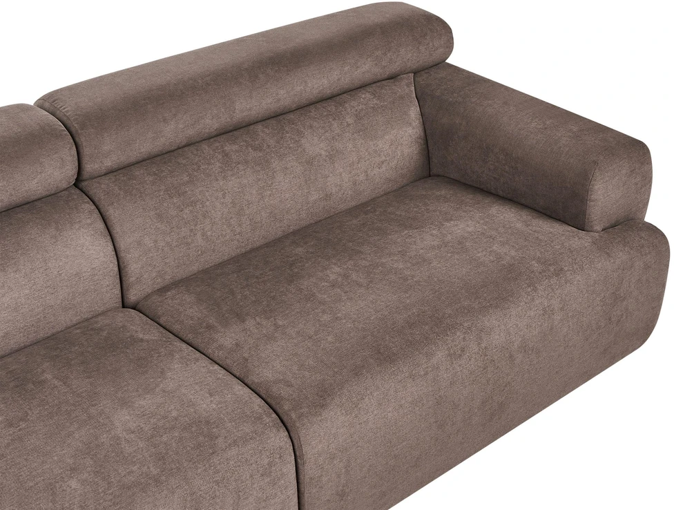 Beliani Trivietė sofa HOVDEN ruda
