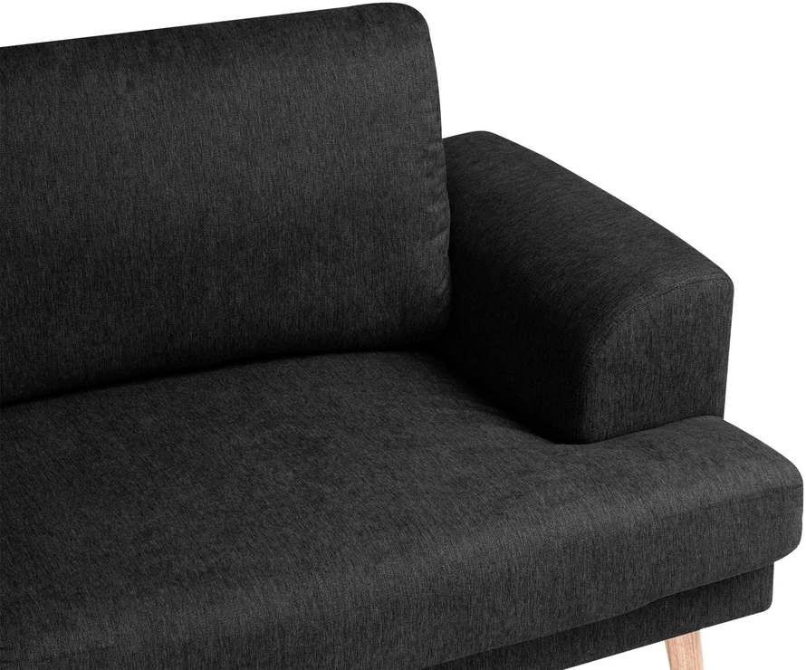 Beliani Trivietė sofa KILDAL juoda