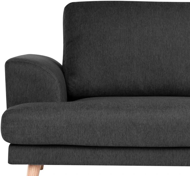 Beliani Trivietė sofa KILDAL juoda