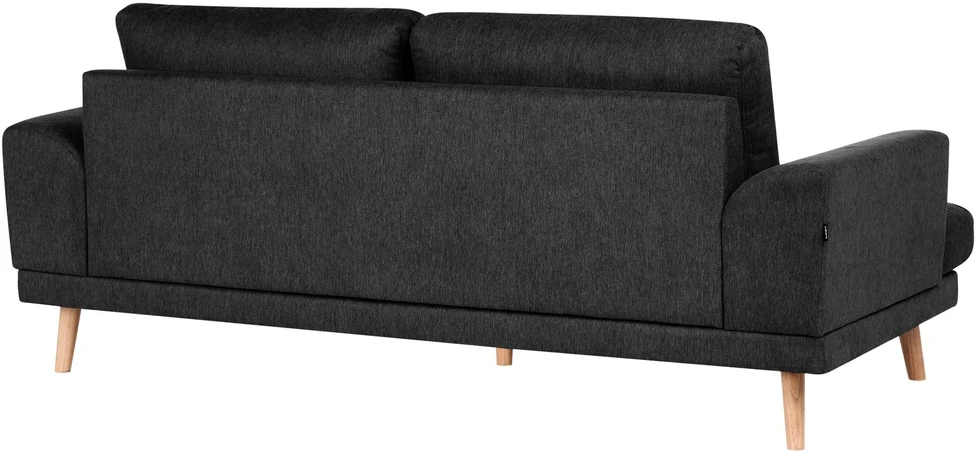Beliani Trivietė sofa KILDAL juoda
