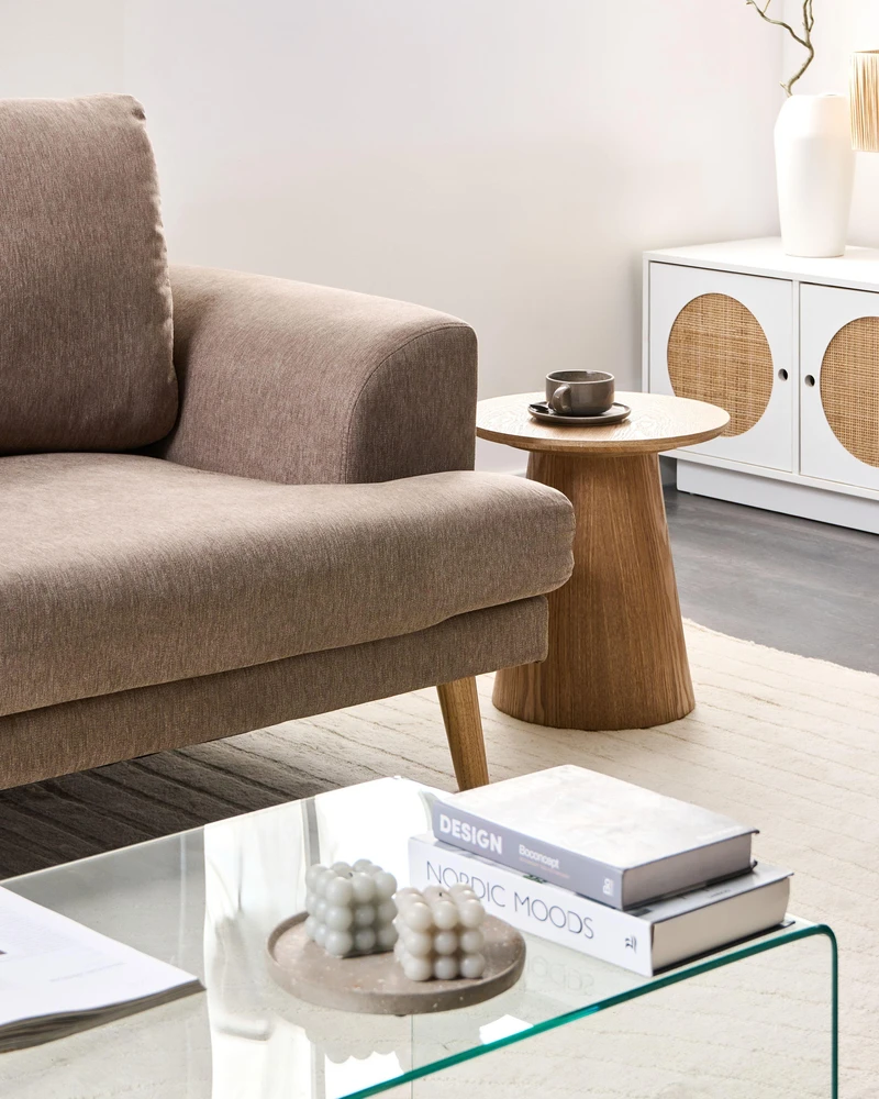 Beliani Trivietė sofa KILDAL ruda