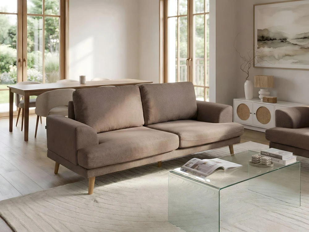 Beliani Trivietė sofa KILDAL ruda