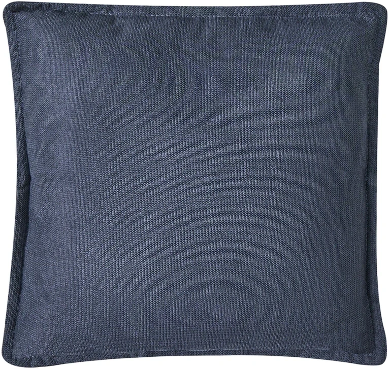 Beliani Trivietė sofa KUNES Tamsiai mėlyna