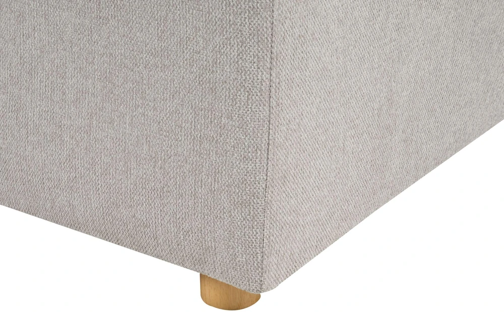 Beliani Trivietė sofa LERMON šviesiai pilka