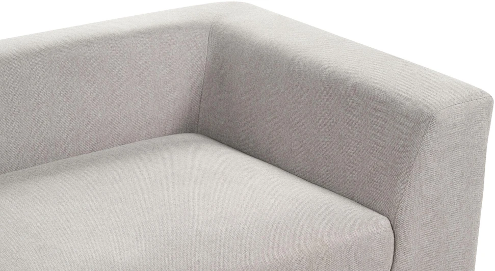Beliani Trivietė sofa LERMON šviesiai pilka
