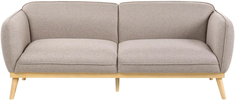 Beliani Trivietė sofa LJUNG, šviesiai ruda