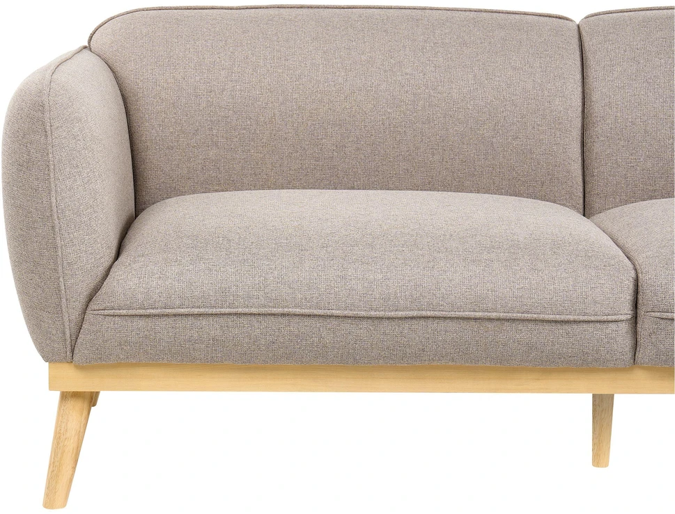 Beliani Trivietė sofa LJUNG, šviesiai ruda
