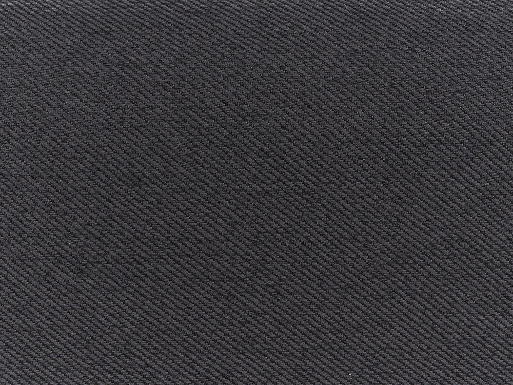 Beliani Trivietė sofa LOEN juoda