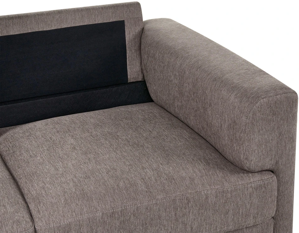 Beliani Trivietė sofa LOUSTO Ruda
