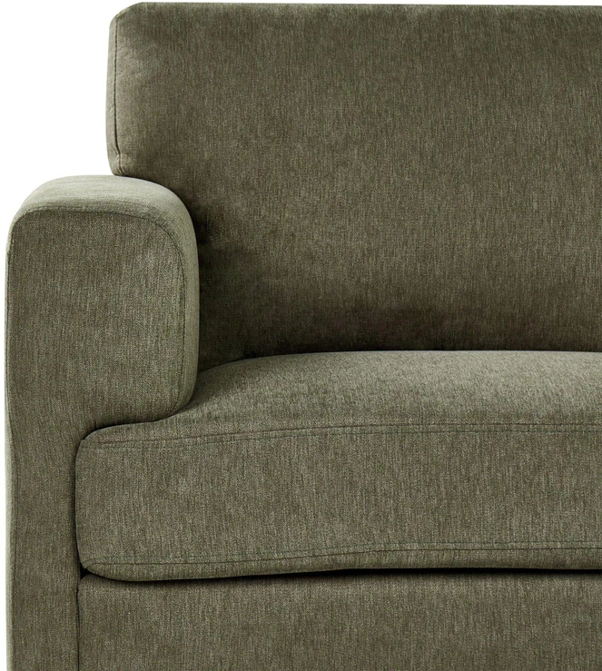 Beliani Trivietė sofa LOUSTO Žalia