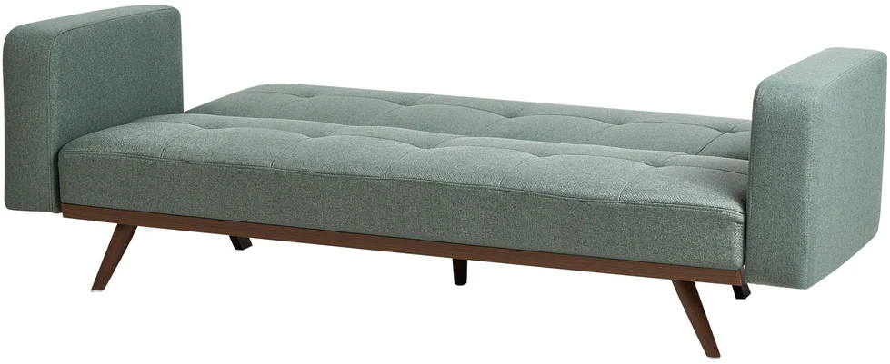 Beliani Trivietė sofa-lova HJULBY žalia