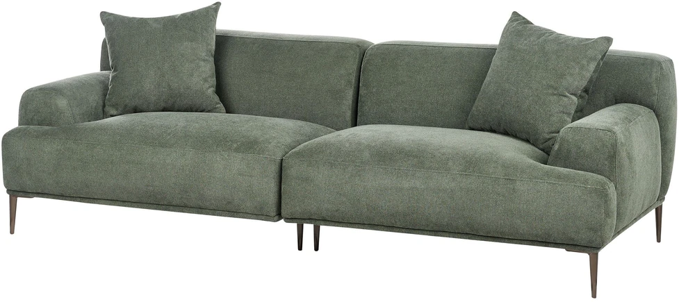Beliani Trivietė sofa MATILA žalia