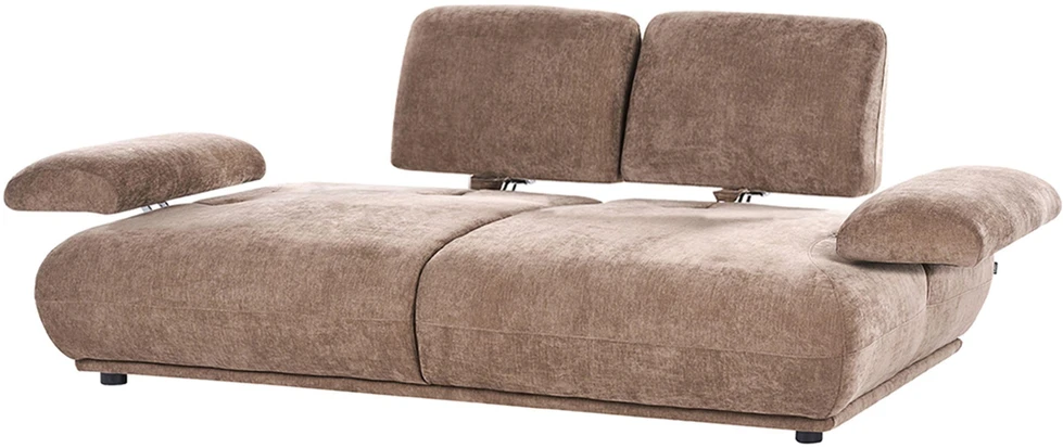 Beliani Trivietė sofa NACKA, šenilinė, ruda