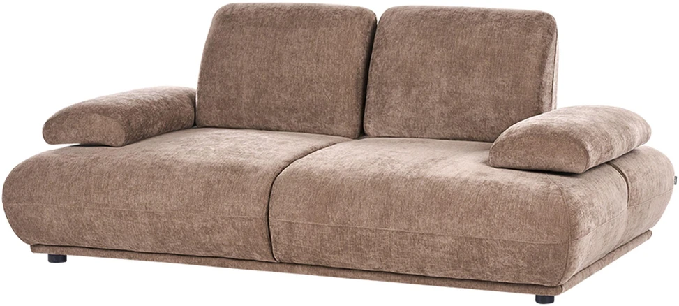 Beliani Trivietė sofa NACKA, šenilinė, ruda