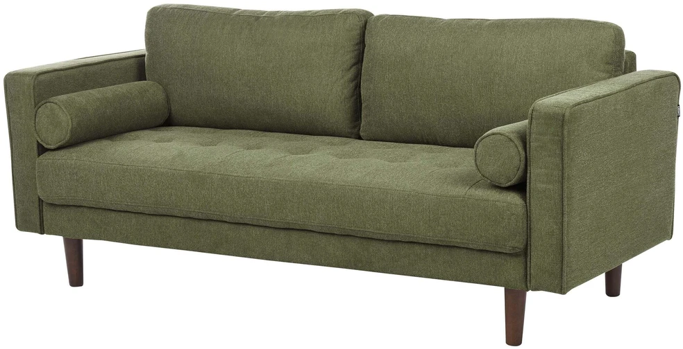 Beliani Trivietė sofa NURMO, tamsiai žalia
