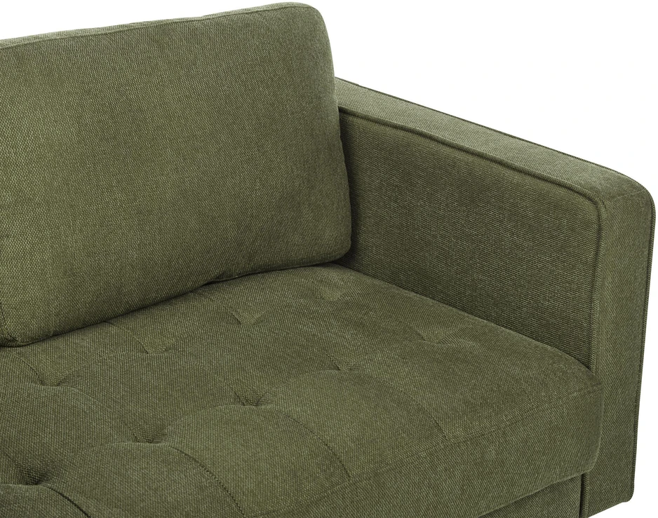 Beliani Trivietė sofa NURMO, tamsiai žalia