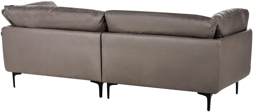Beliani Trivietė sofa REVSNES ruda