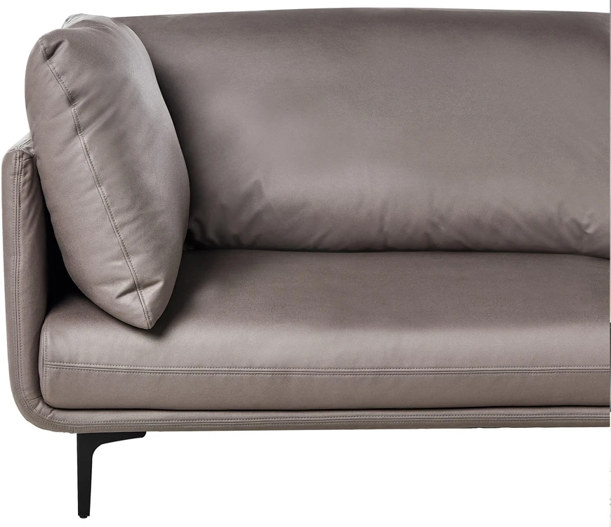 Beliani Trivietė sofa REVSNES ruda