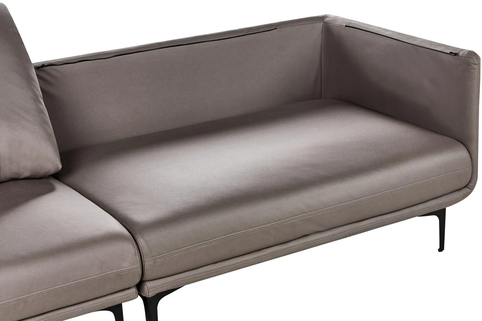 Beliani Trivietė sofa REVSNES ruda