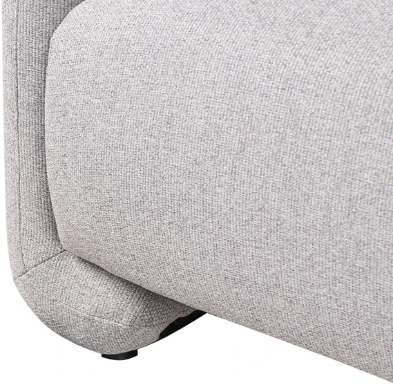 Beliani Trivietė sofa SALAND pilka